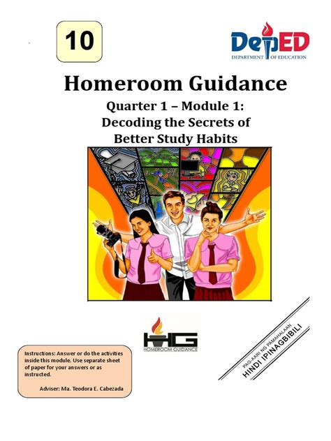 elibro grade 10 quarter 1|Quarter 1 – Module 1: Decoding the Secrets of Better Study Habits.